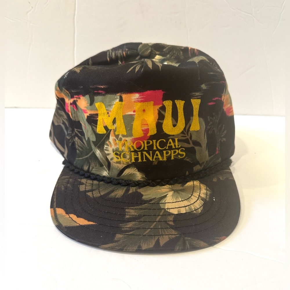 Tropical Schnapps Maui SnapBack Hat Black Multi One Size